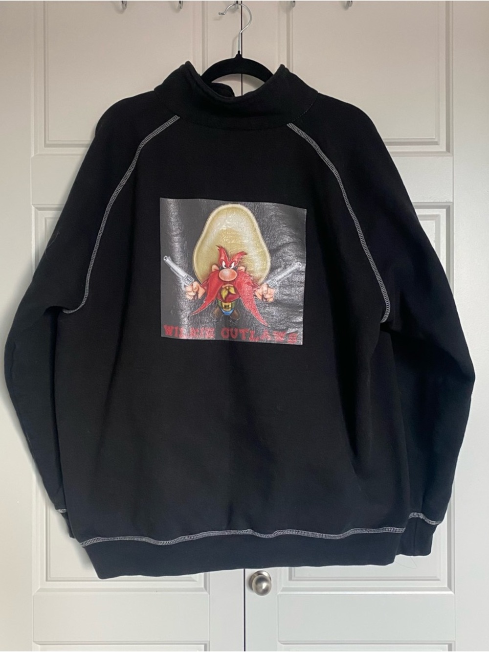 Vintage Yosemite Sam Graphic Turtleneck Zip Up